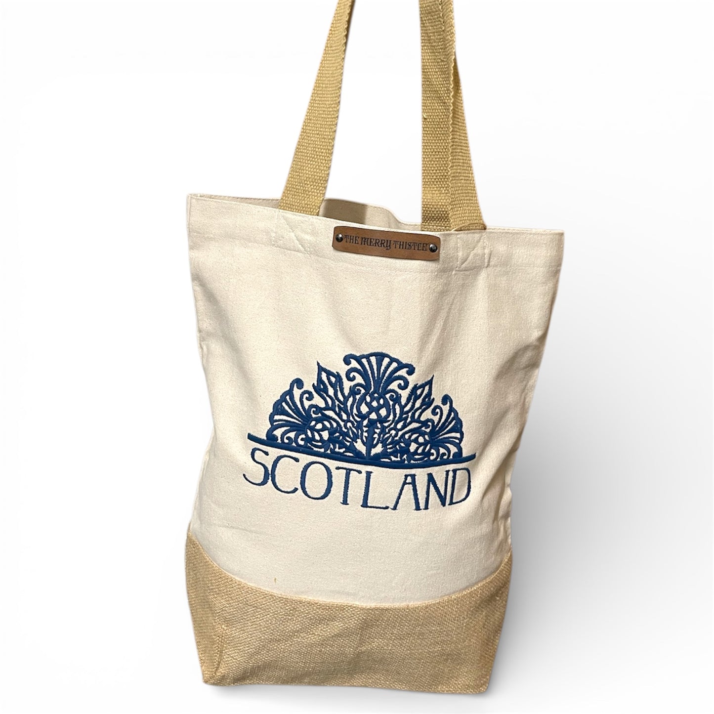 Merry Thistle half mandala Scotland Shopper