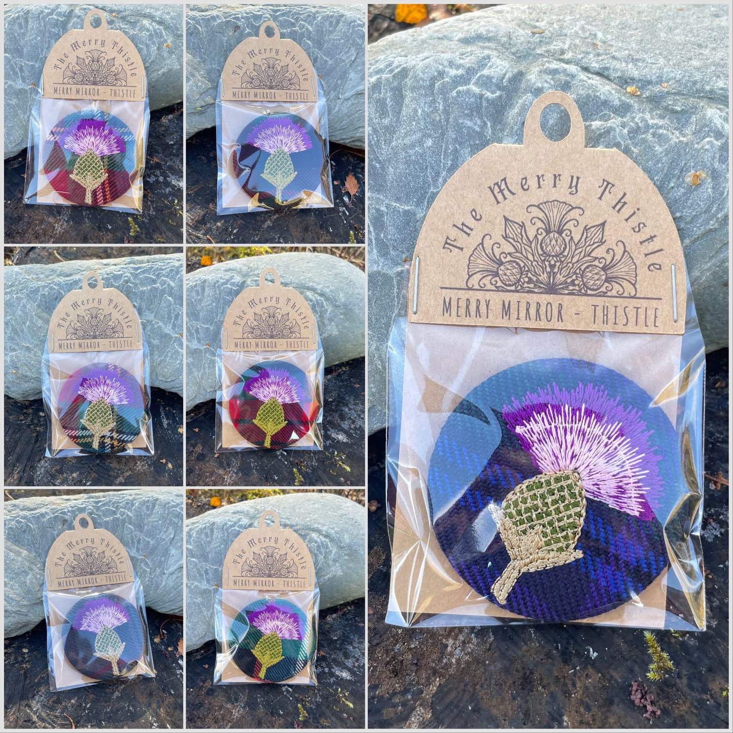 Merry Mirrors, Coo, Thistle and Shetland Sheep