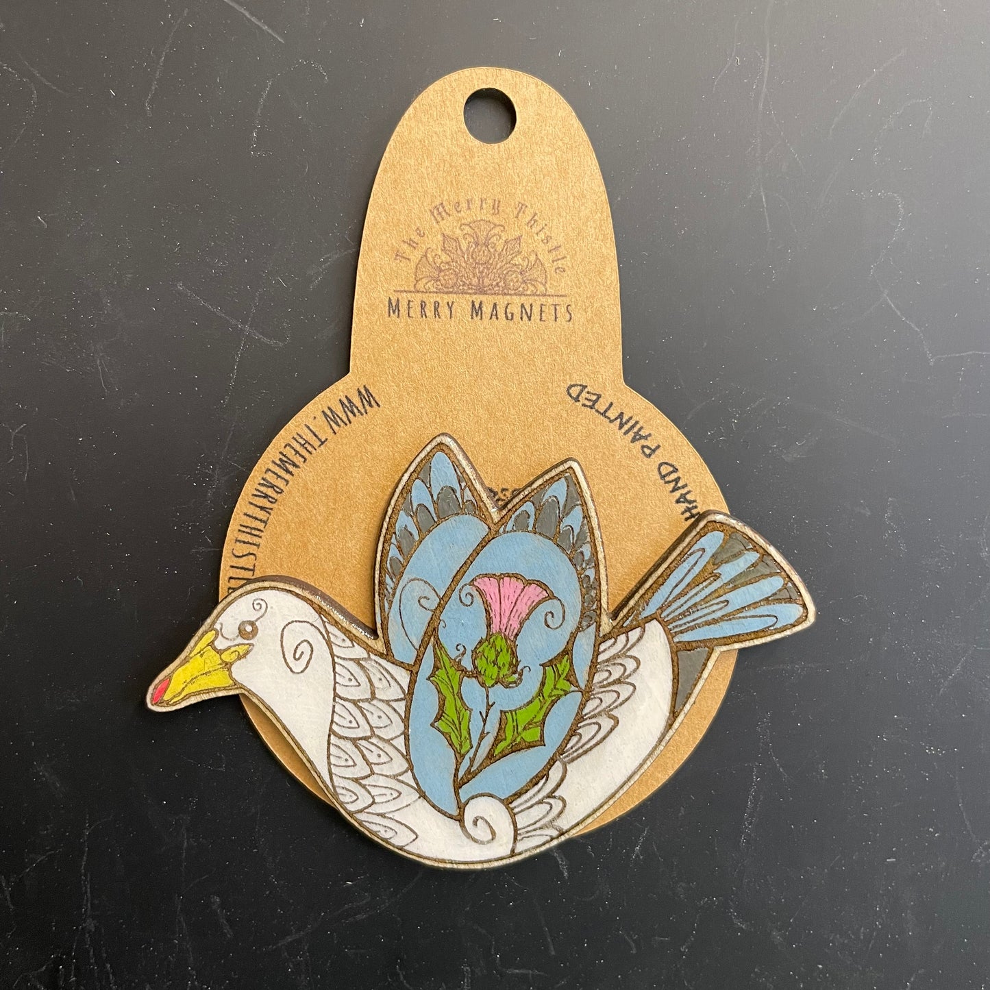 Merry Coastal Fridge Magnet
