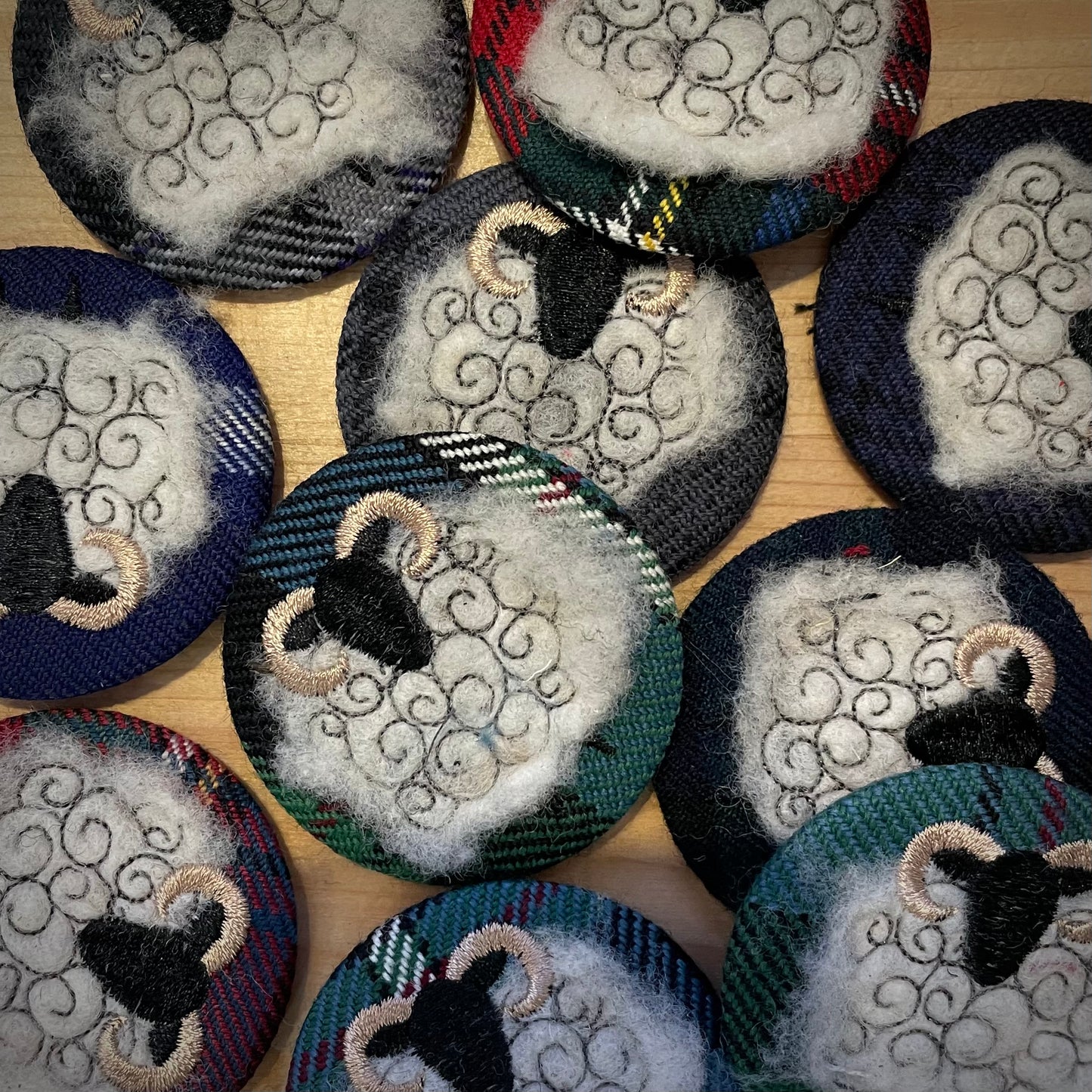 Merry Mirrors, Coo, Thistle and Shetland Sheep