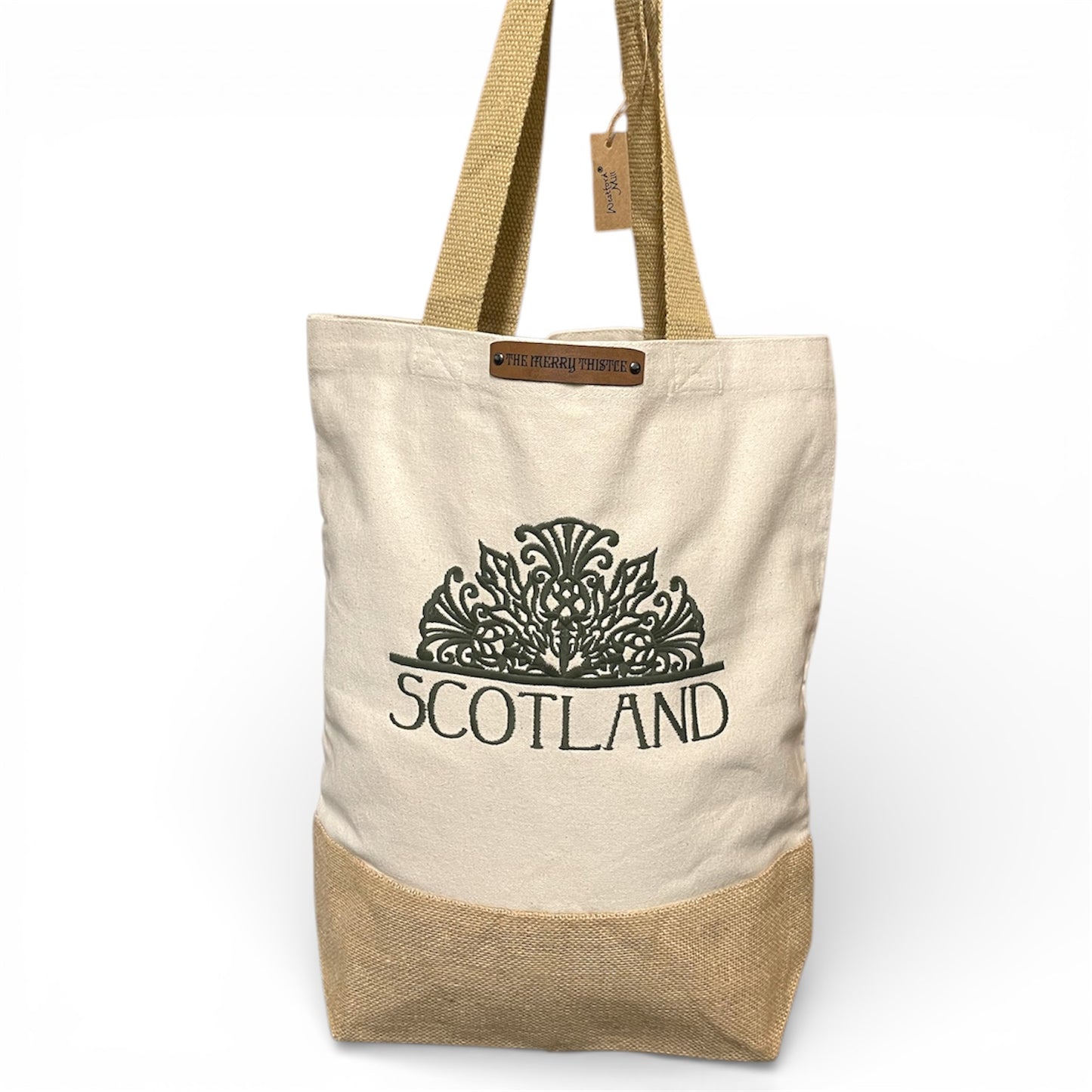 Merry Thistle half mandala Scotland Shopper