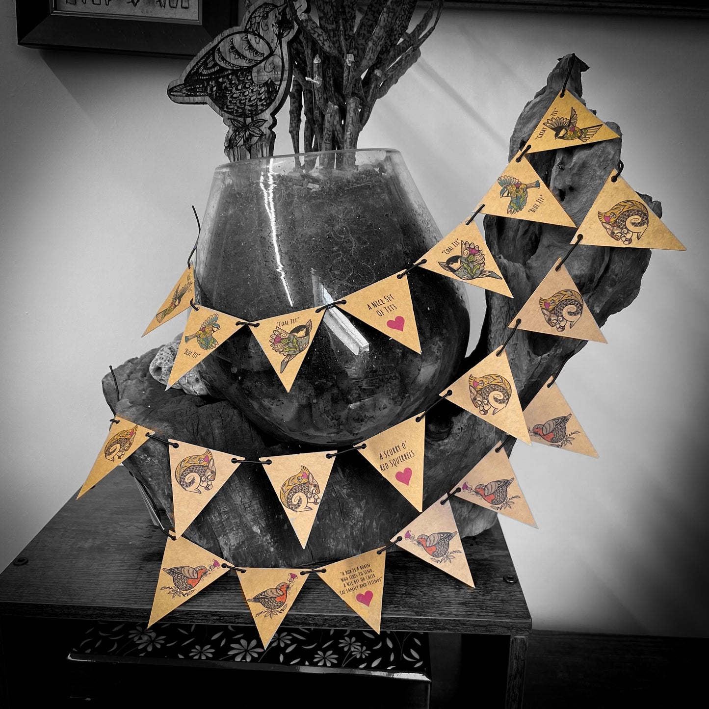 Merry Bunting Card