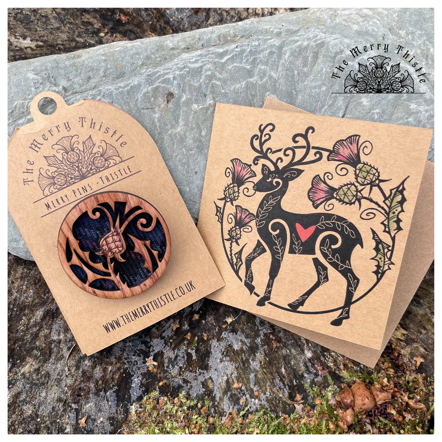 Merry Pins - Thistle