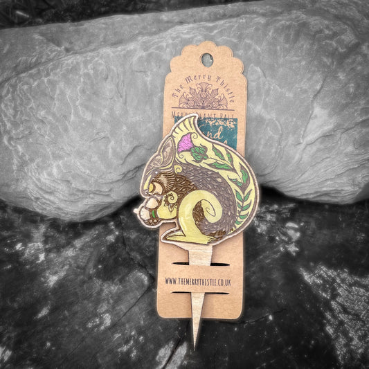 Merry Plant Pals Hand Painted Red Squirrel