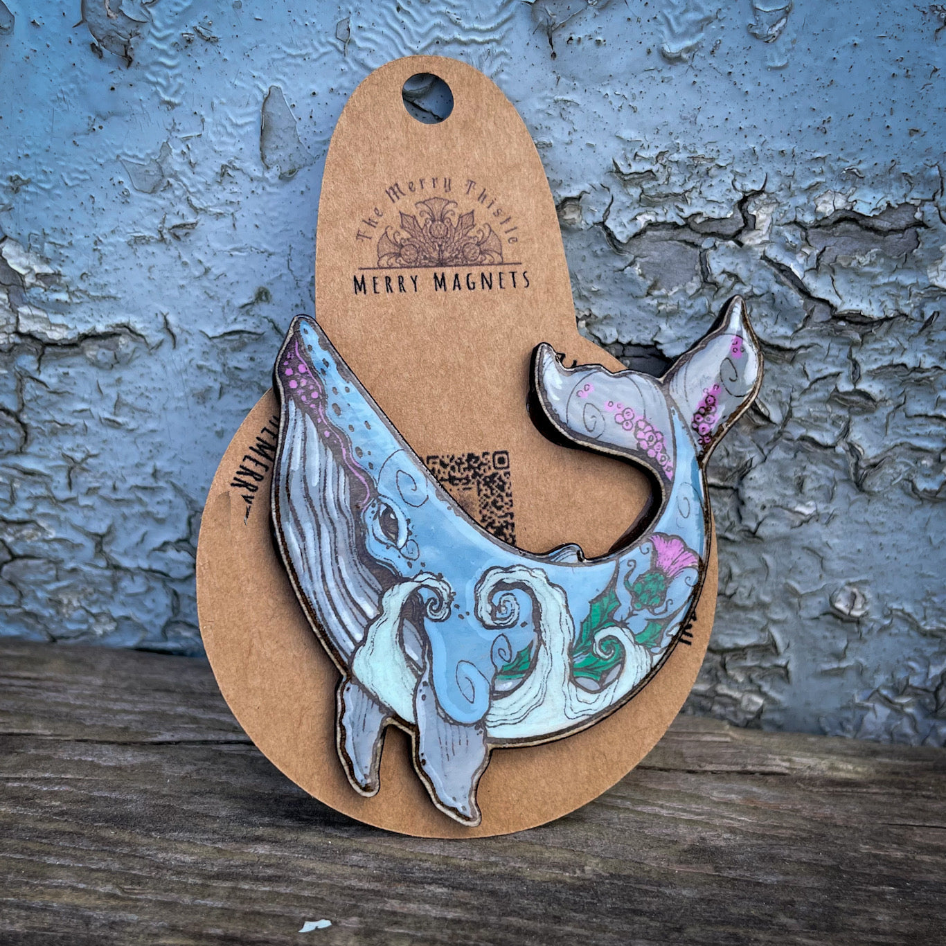 Merry Coastal Fridge Magnet