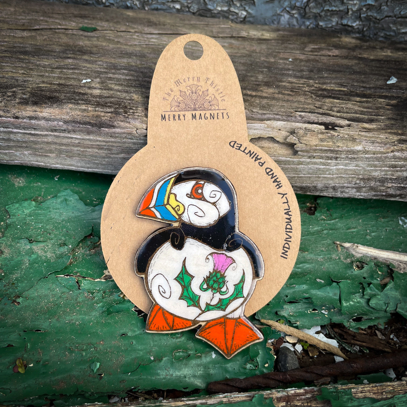 Merry Coastal Fridge Magnet