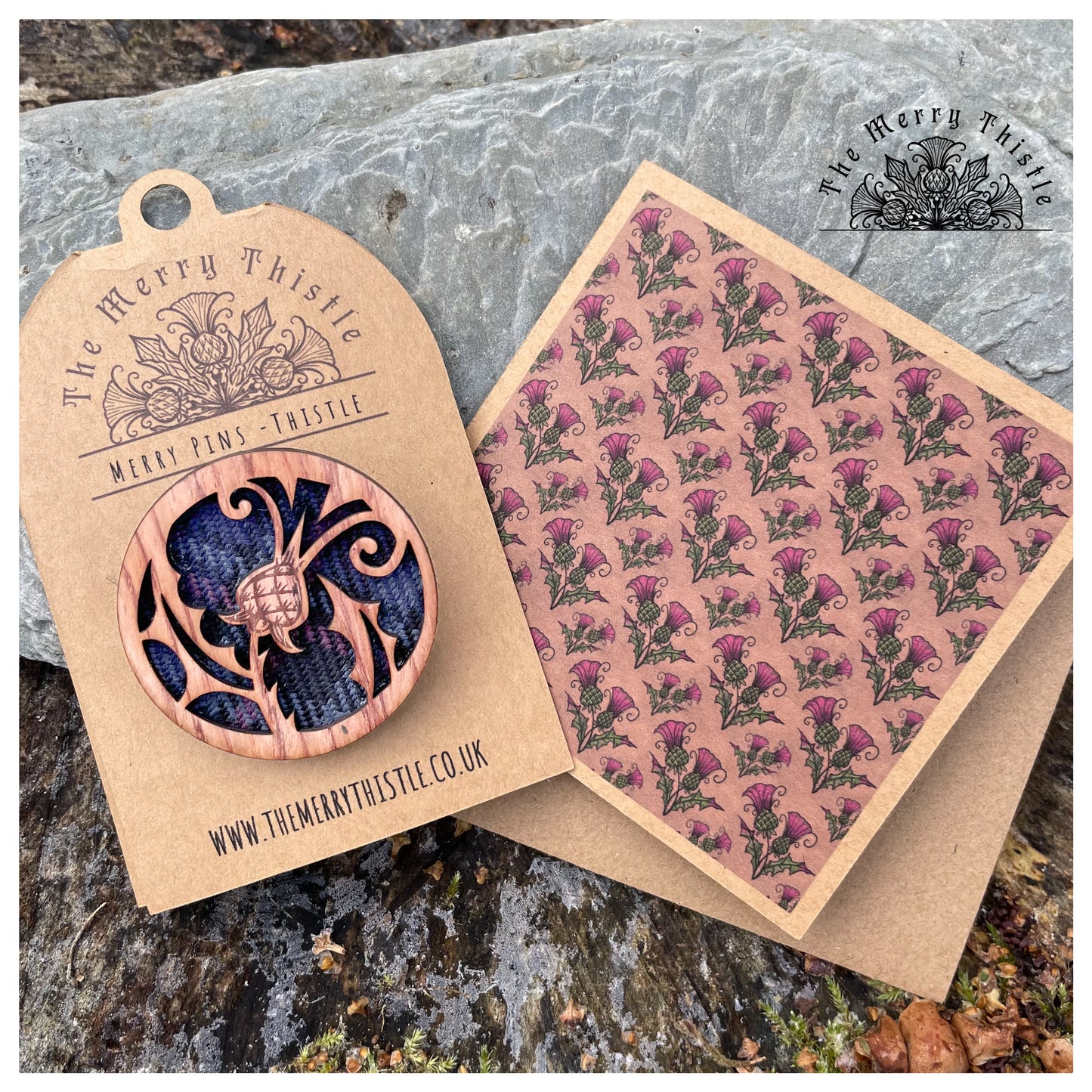 Merry Pins - Thistle