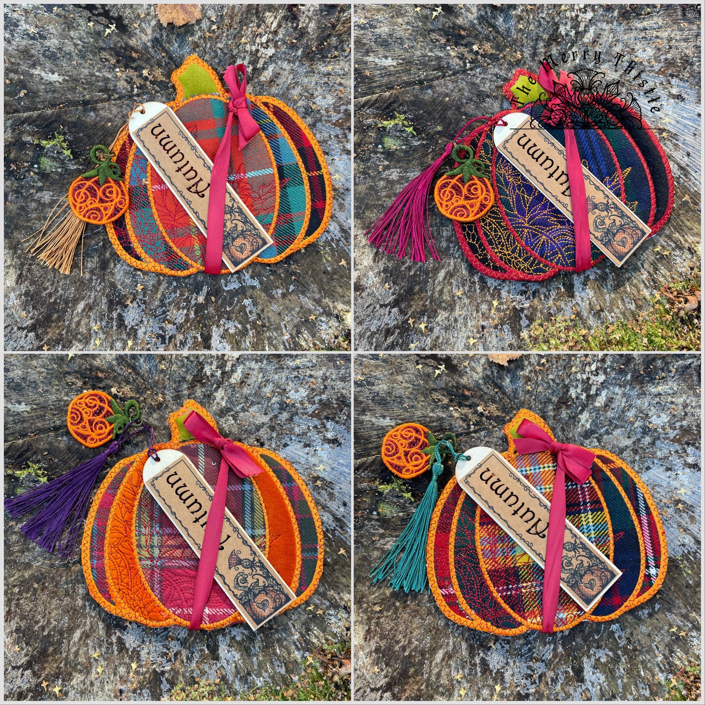 Pumpkin Trivet and recipe Bookmark