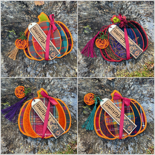 Pumpkin Trivet and recipe Bookmark