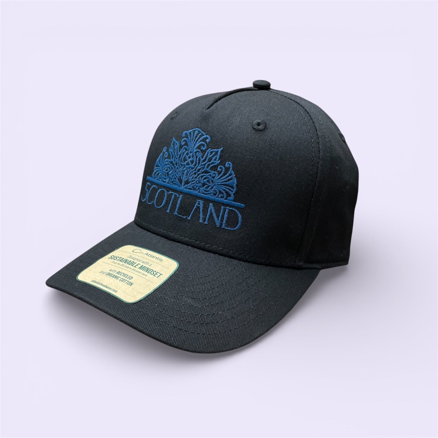 Merry Thistle, Scotland half mandala cap
