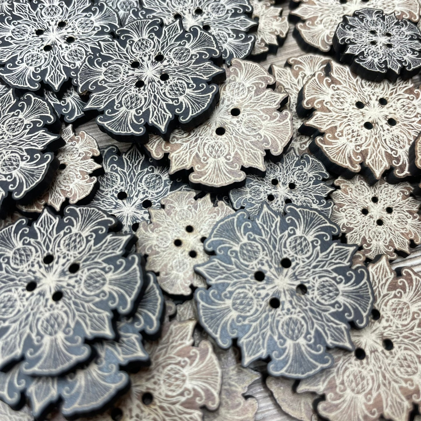 Merry Thistle Buttons