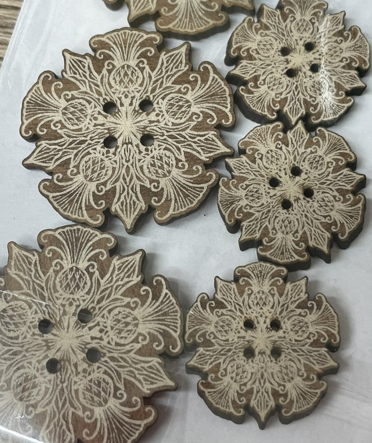 Merry Thistle Buttons